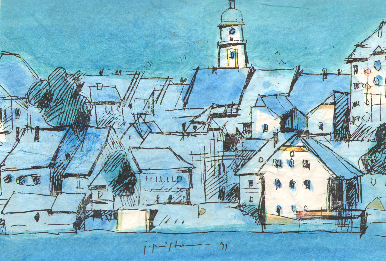 1991_Akvarel_Maribor_12