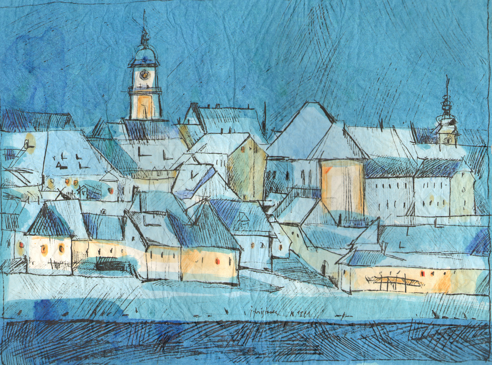 1991_Akvarel_Maribor_3